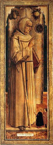 Carlo Crivelli St James of the Marches with Two Kneeling Donors Spain oil painting art